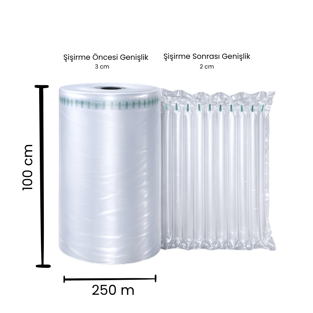 Hava Kanallı Koruyucu Ambalaj 50cm X 250m