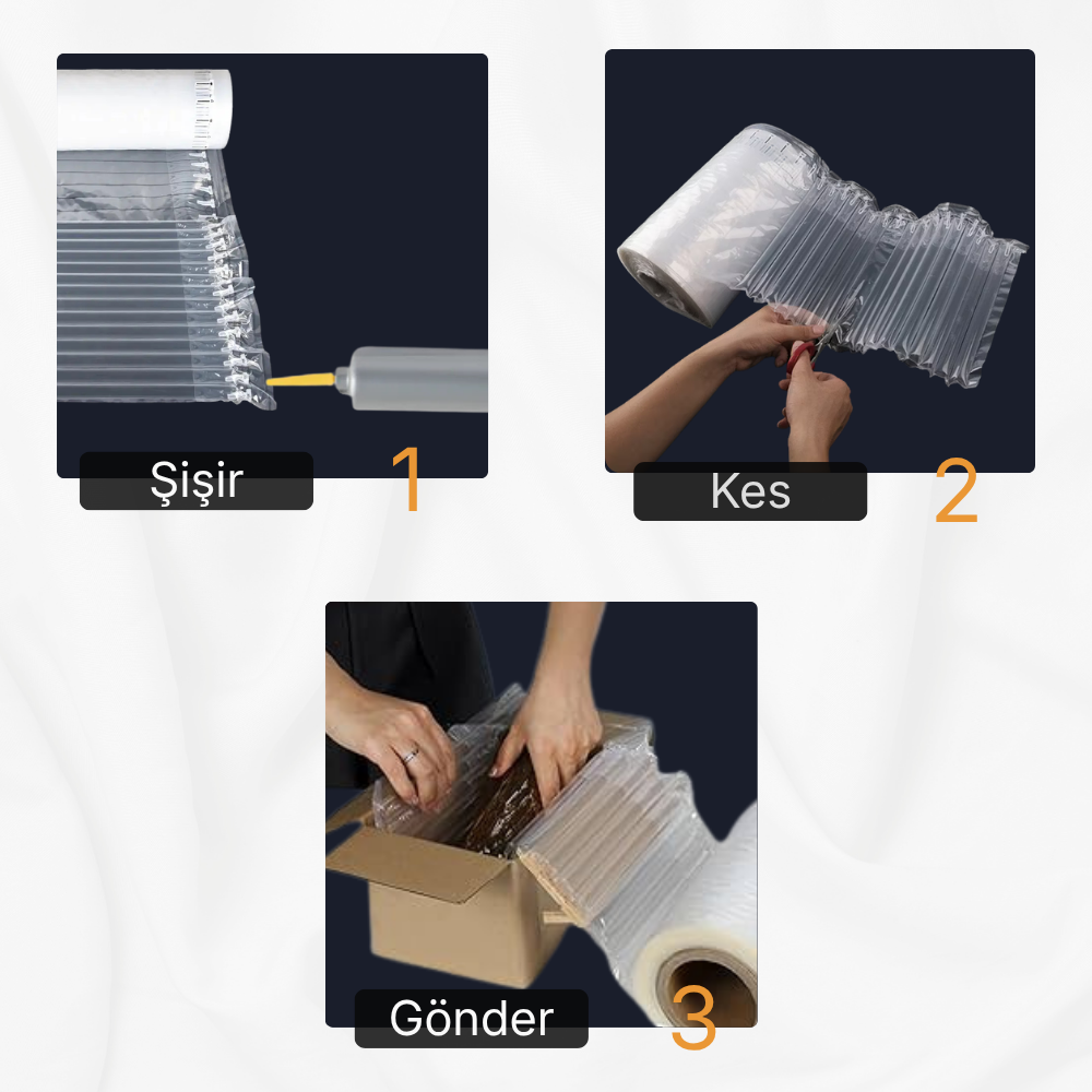 Hava Kanallı Koruyucu Ambalaj 120 cm x 250 m