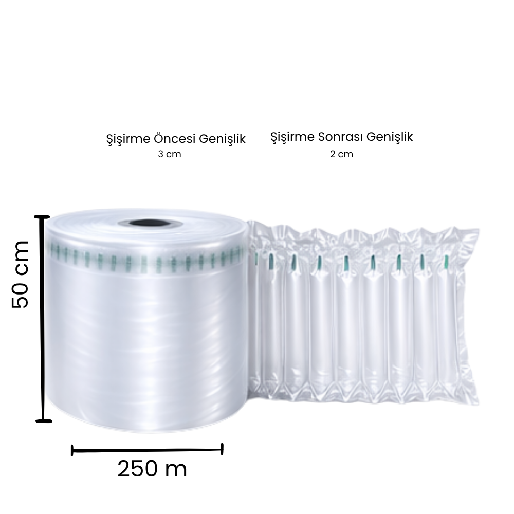 Hava Kanallı Koruyucu Ambalaj 120 cm x 250 m
