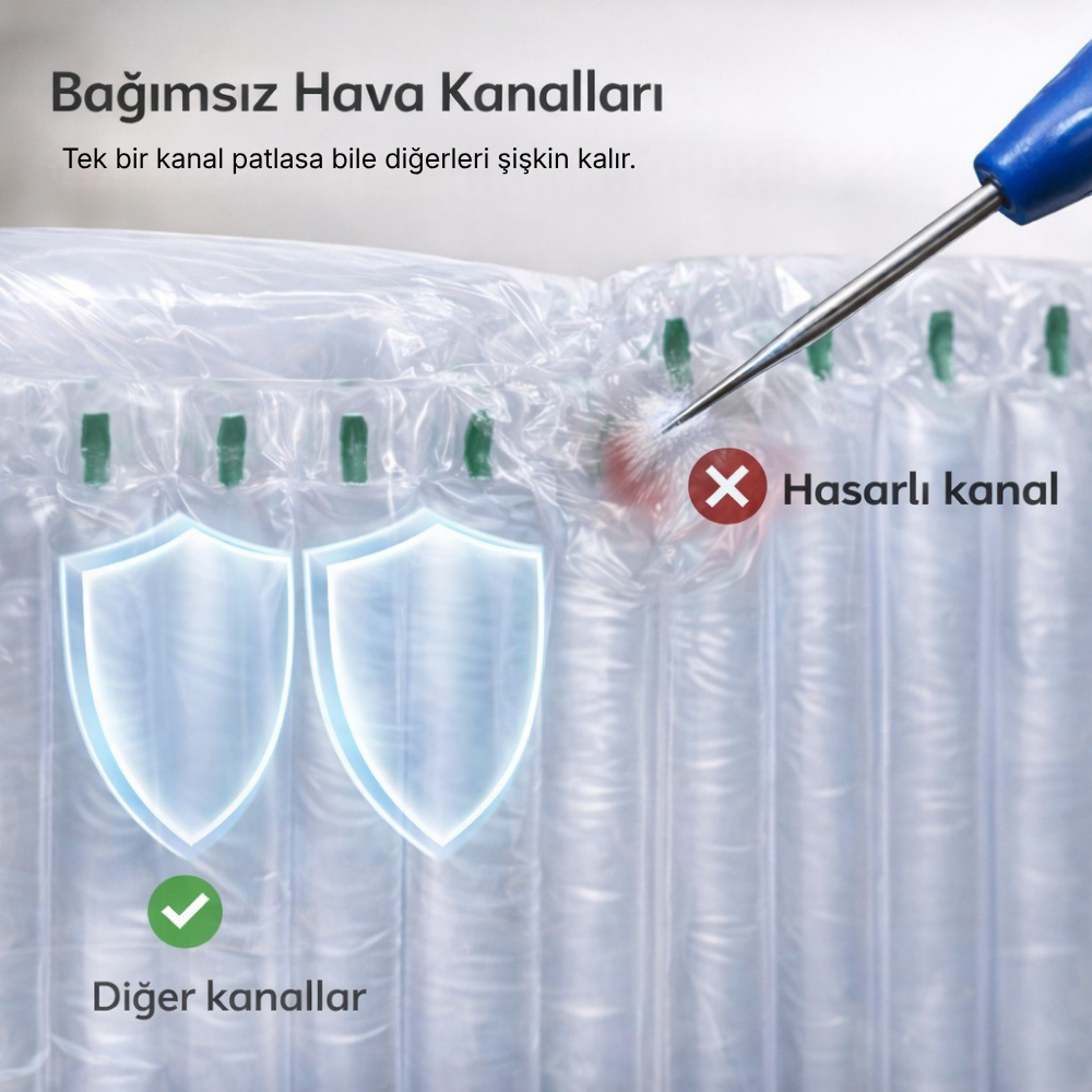 Hava Kanallı Koruyucu Ambalaj 120 cm x 250 m