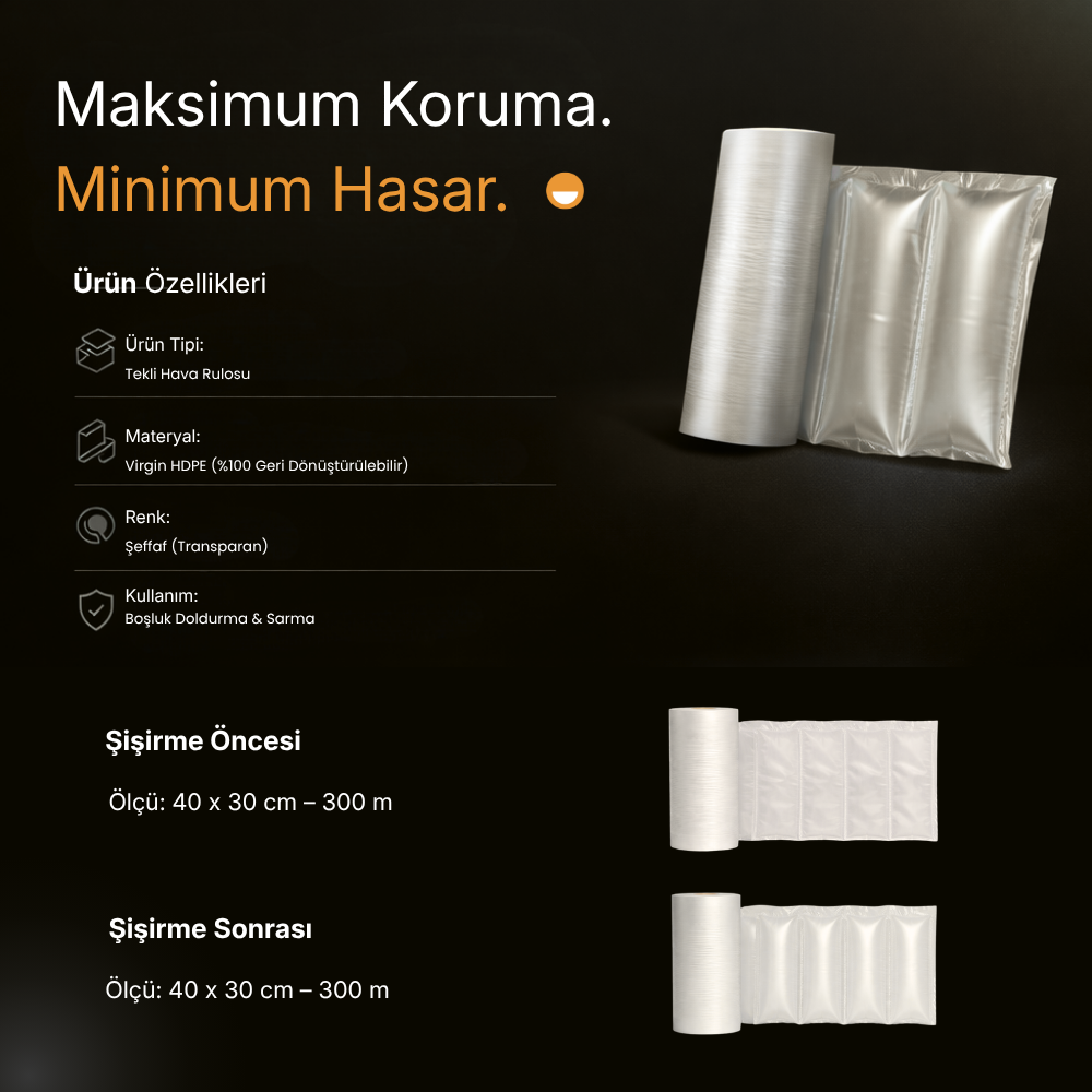 Tekli Hava Yastığı Rulosu